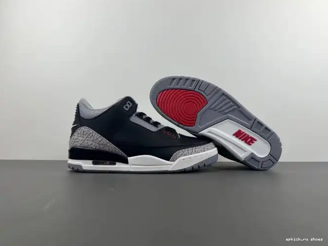 Rep Jordan 3 Cement DN3707-010 Air Black 0605